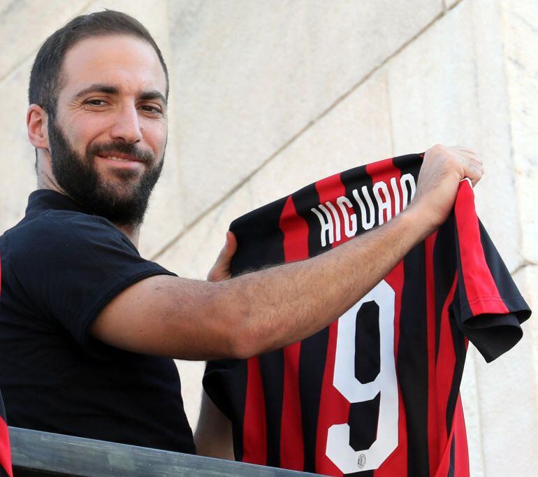 Higuaín, en su presentación 