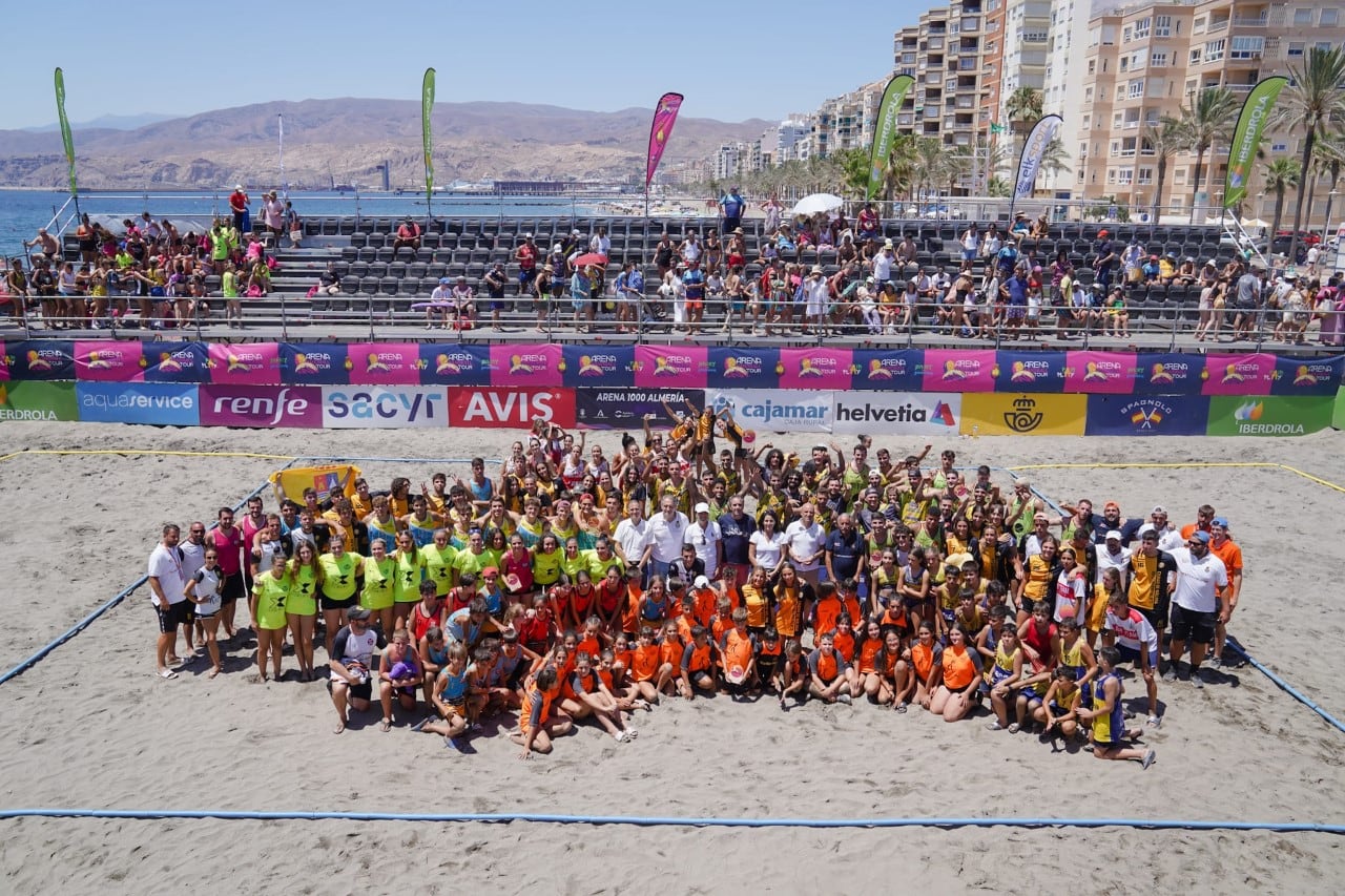 Los protagonistas del torneo de Almería.