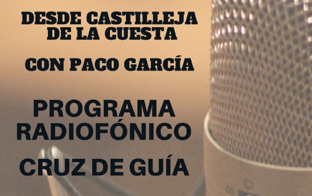 Cartel del especial Cruz de Guía que haremos el lunes desde Castilleja de la Cuesta