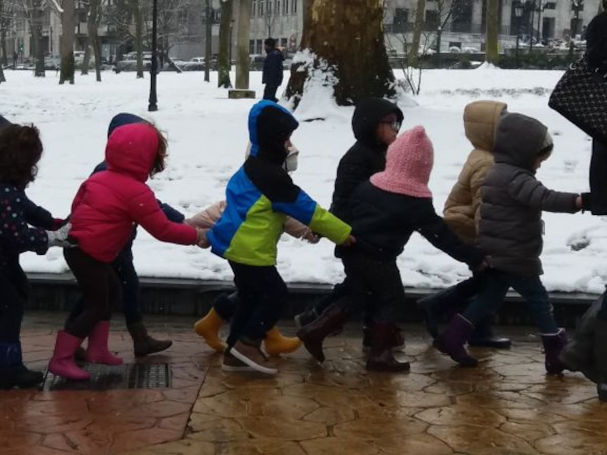 Nieve en La Escandalera