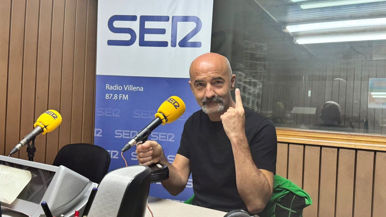 Rulo, hace unos días, en Radio Villena SER