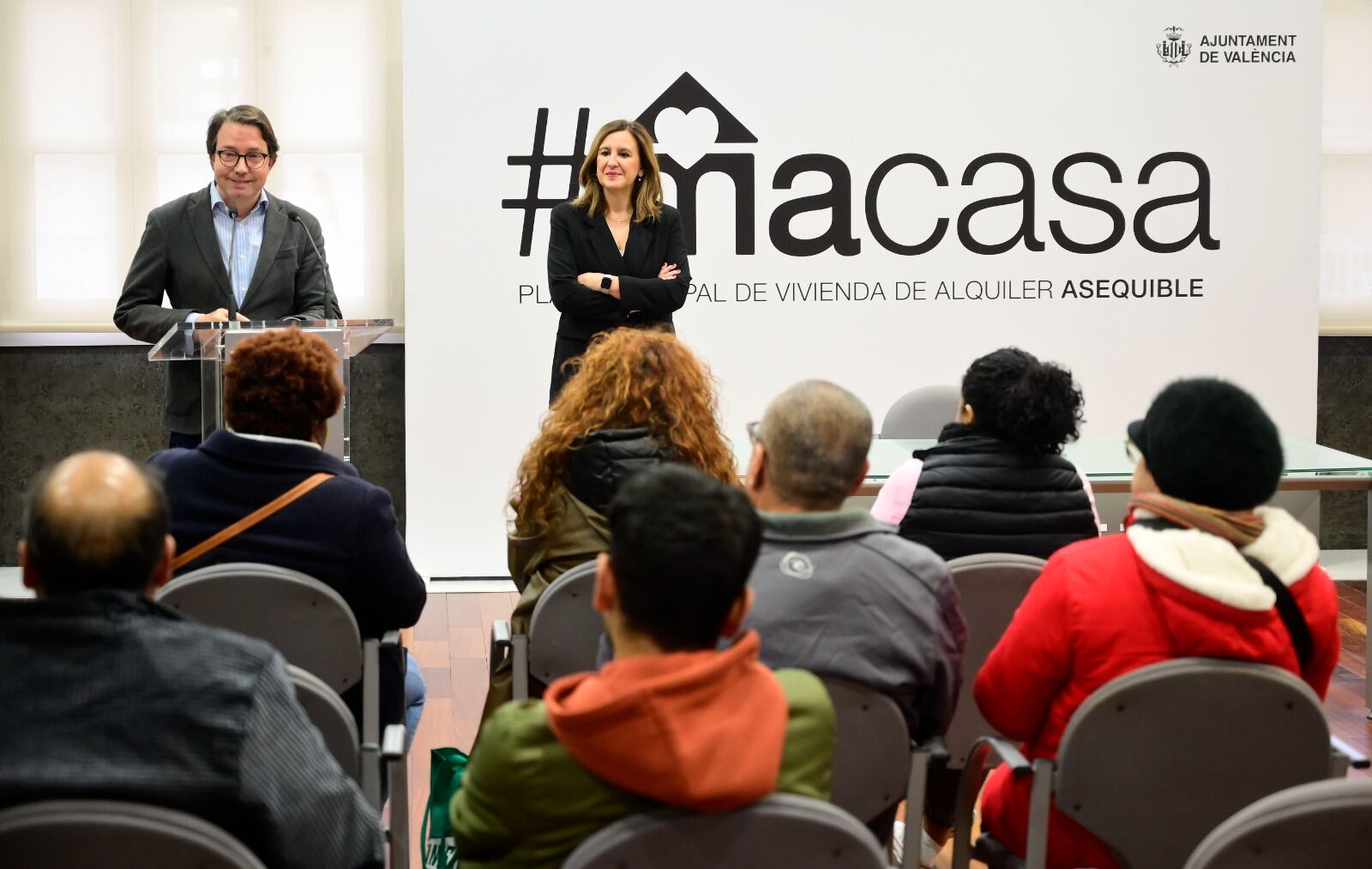 María José Catalá en el acto de entrega de llaves de viviendas de alquiler asequible