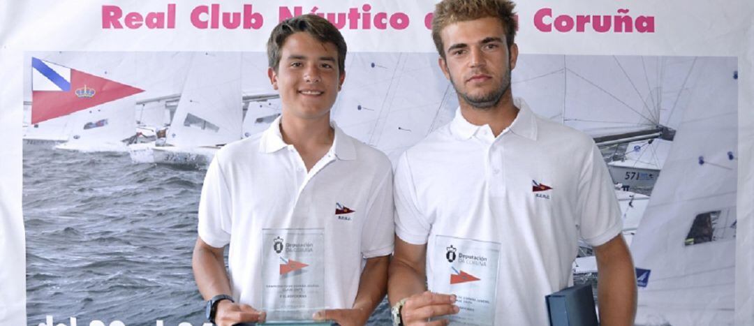 Los ganadores de la clase Snipe categoría juvenil