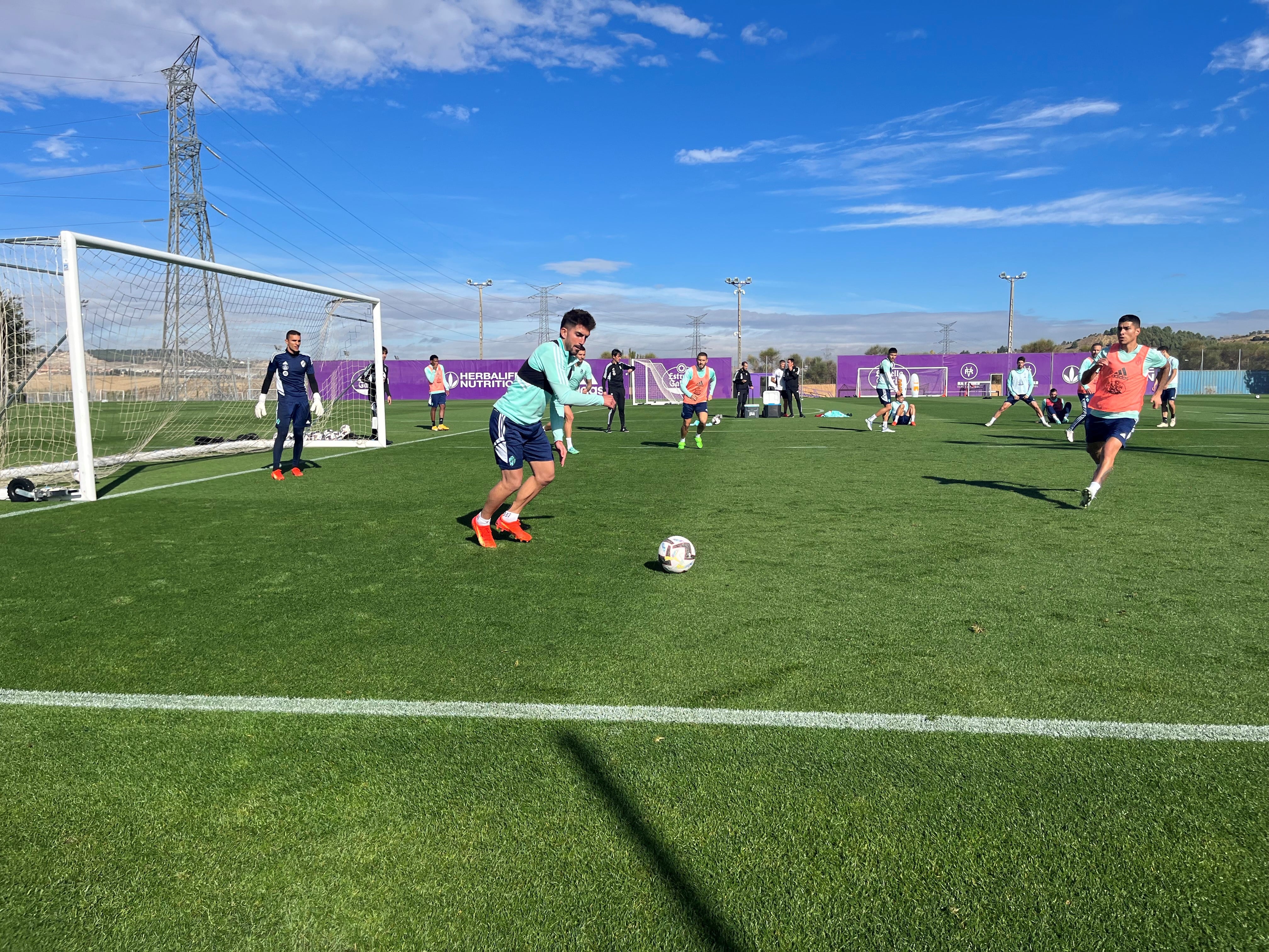 Masip en un entrenamiento