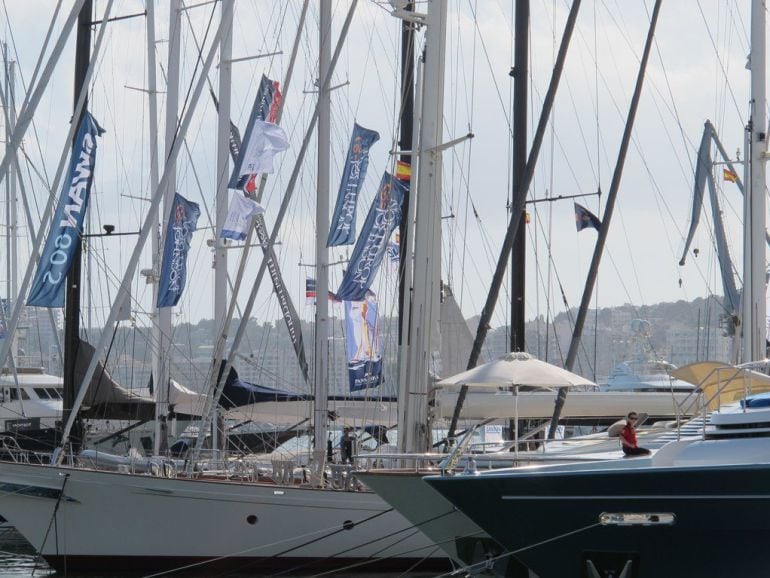 Barcos en el Moll Vell de Palma