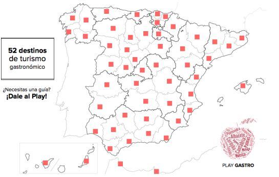 Cada programa es una guía de turismo gastronómico con recomendaciones de restaurantes, tiendas, bodegas, canciones, historias, paisajes...