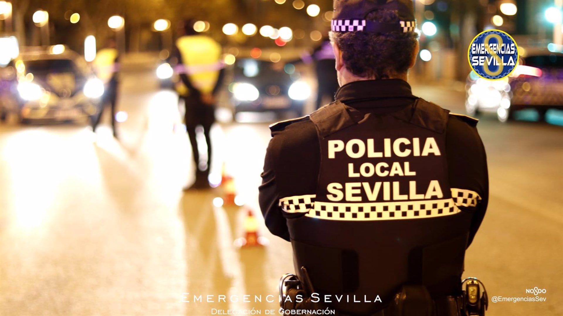 Imagen de archivo de un agente de policía local de Sevilla