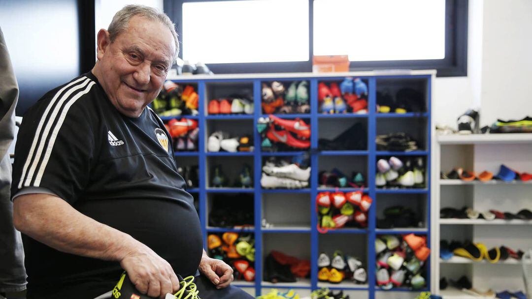 Imagen de &quot;Españeta&quot; en &quot;su&quot; vestuario