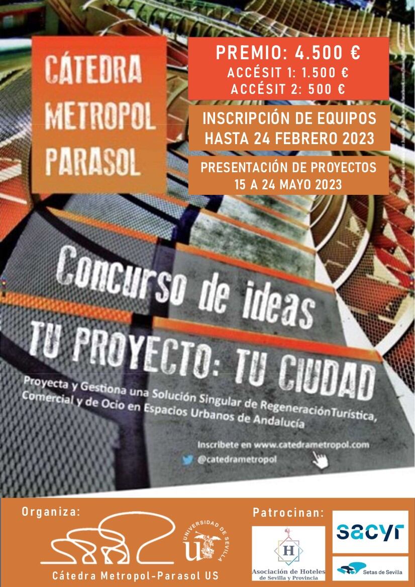 Cartel del Concurso de ideas &#039;Tu proyecto: tu ciudad&#039;