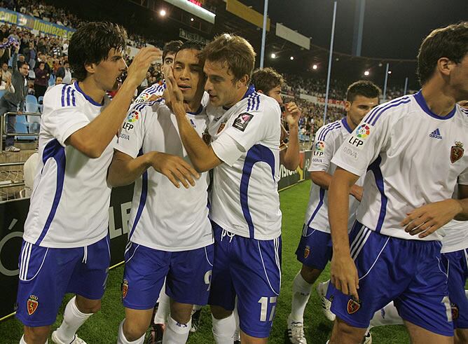 El Zaragoza ya es líder de la Liga Adelante gracias sobre todo a los goles de Oliveira