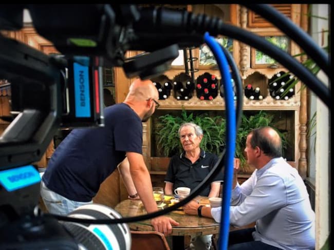 Rodaje del documental 'Palabra de capitán' de Nacho Sacaluga