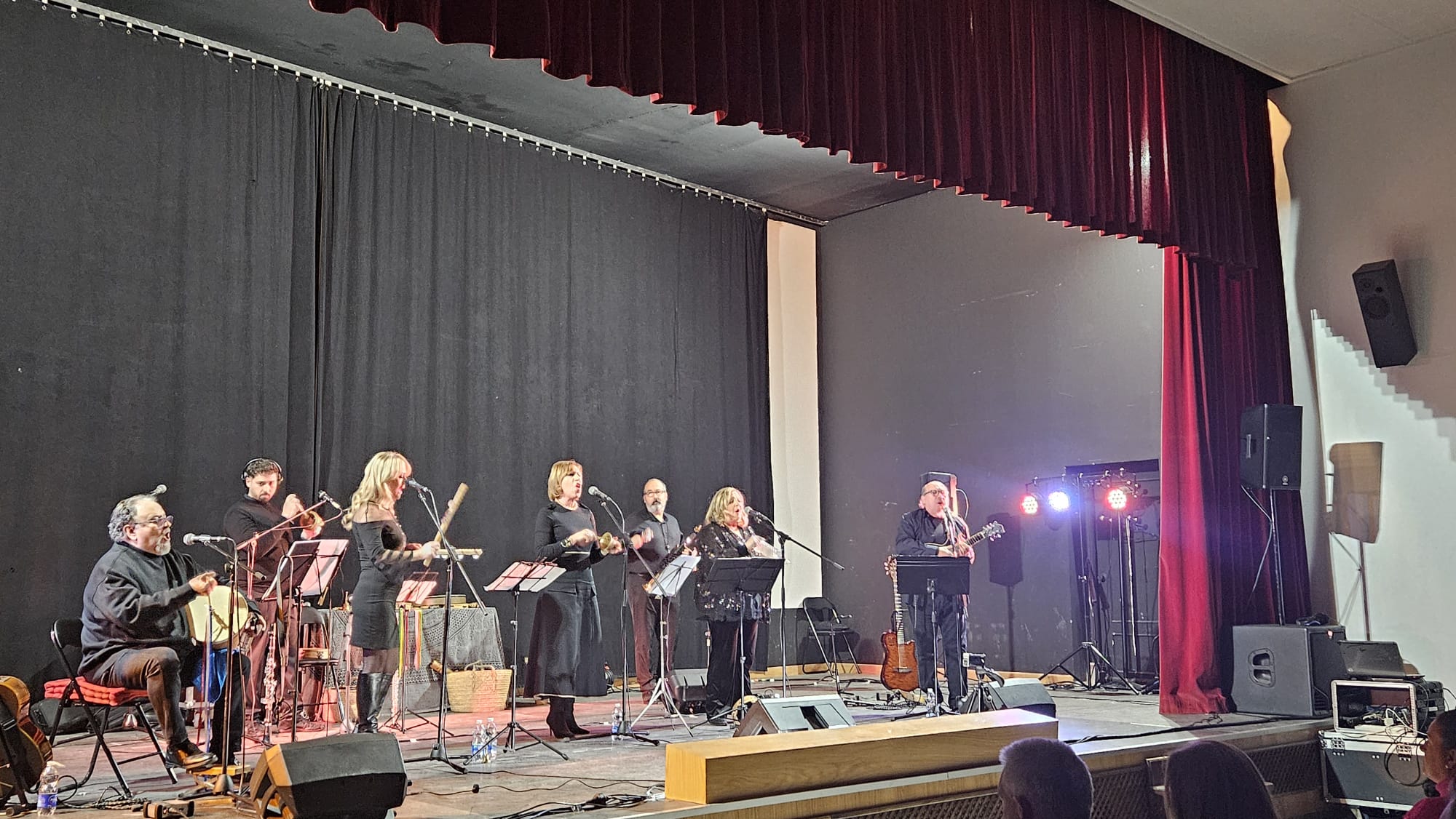 Momento del concierto &#039;De Pascuas a Reyes&#039; del grupo Andaraje