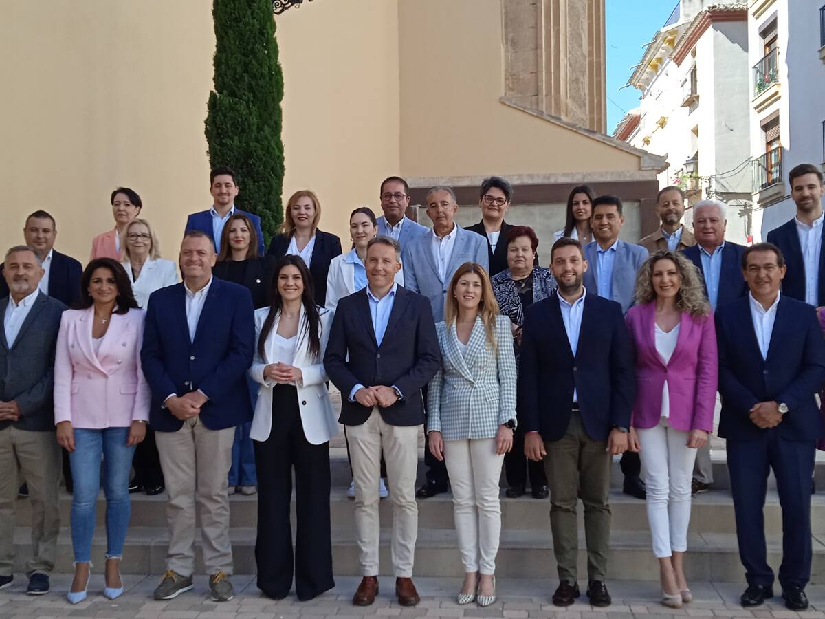 Esta es la lista con la que el PP de Lorca concurrirá a las elecciones municipales del 28-M