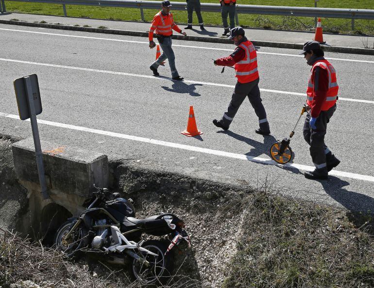 La Policía Foral se encarga de la investigación del accidente