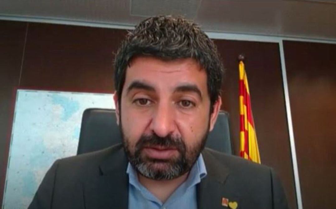 El conseller Chakir El Homrani compareix per videoconferència