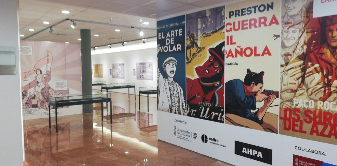 "Imágenes de la Memoria Democrática: el cómic como recurso didáctico", muestra que exhibe el Archivo Histórico Provincial de Alicante