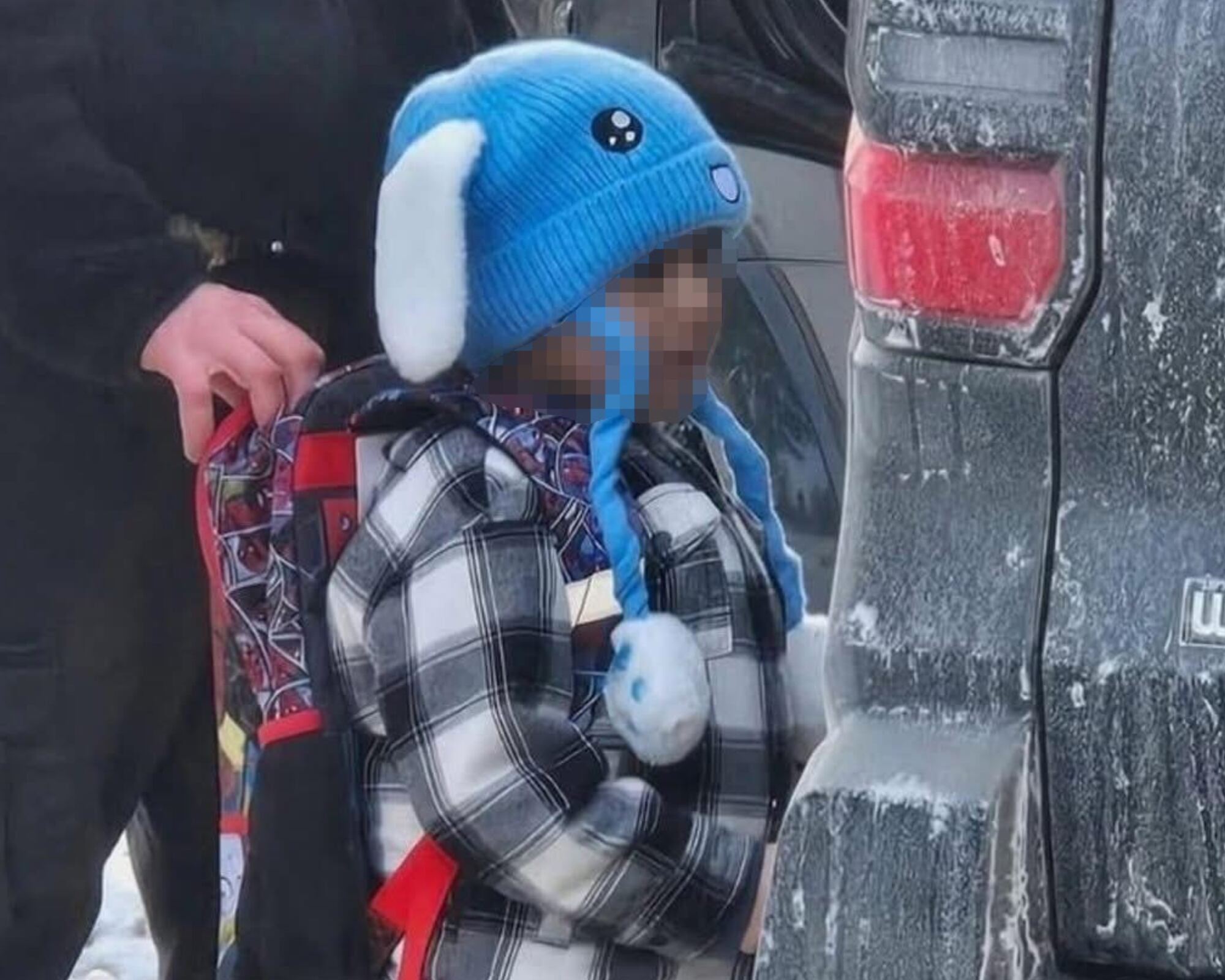 Imagen de Liam Conejo Ramos detenido por agentes federales