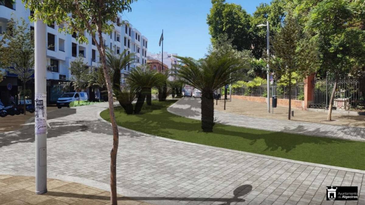 Audio obras zona de bajas emisiones en Algeciras