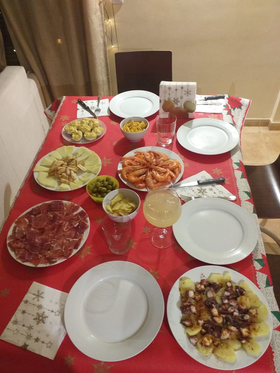 Mesa de Nochebuena