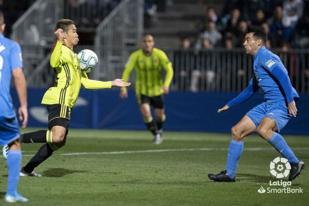 Kagawa durante una acción en el partido de ayer