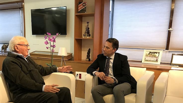 Hoy por hoy Lorca. Homenaje al fallecido José Antonio Gallego ex-alcalde de Lorca.