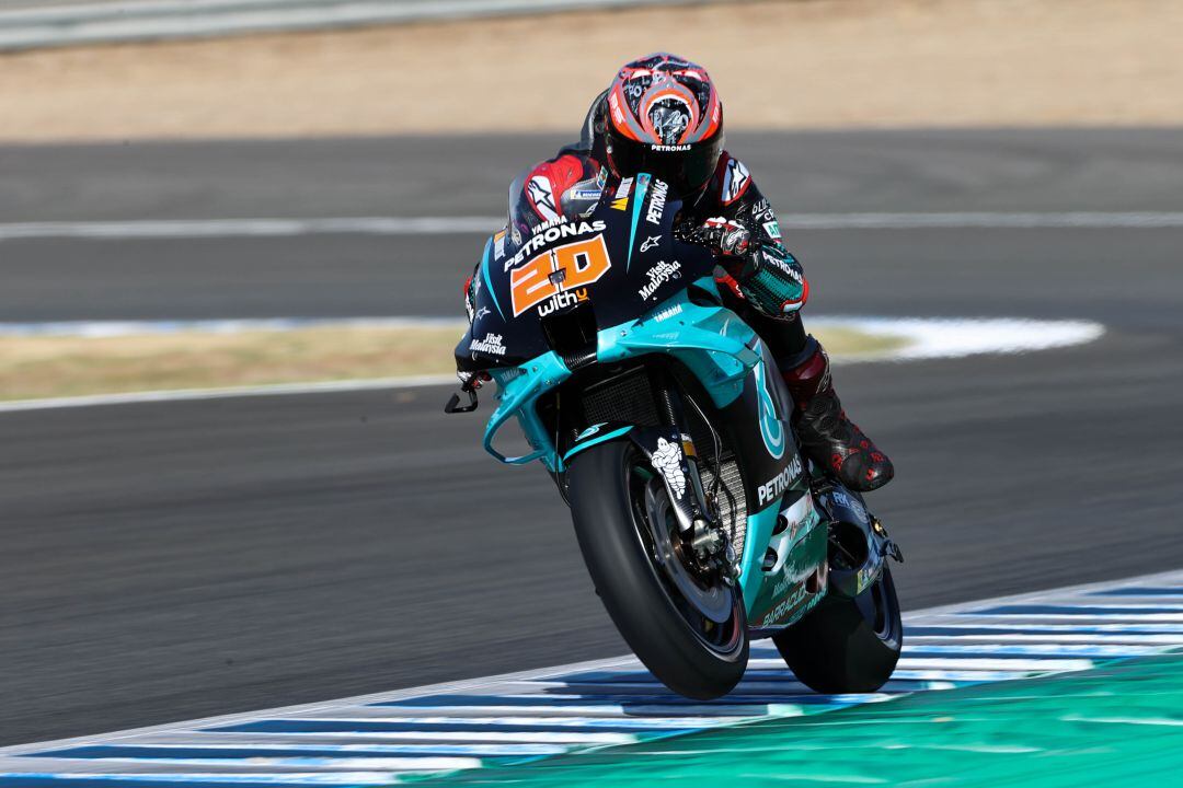 Fabio Quartararo durante los entrenamientos del sábado