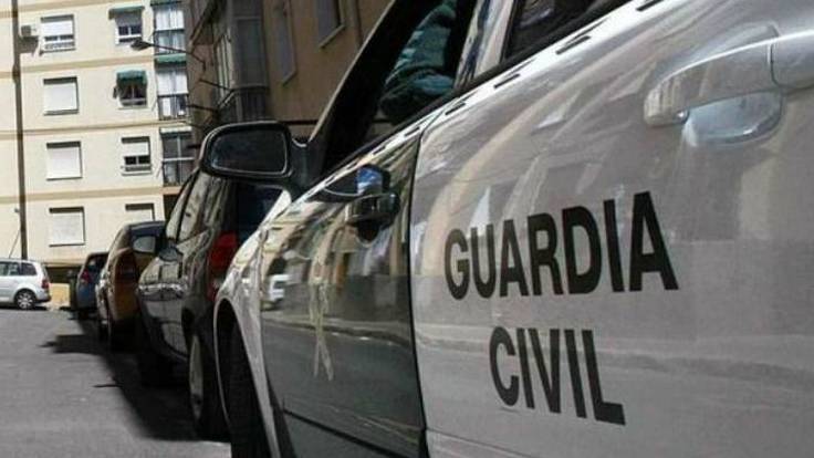 Un vehículo de Guardia Civil