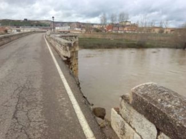 La carretara ha quedado cortada