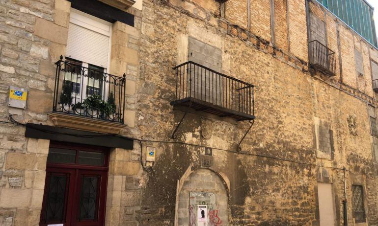 Palacio Ruiz de Vergara en la calle Herrería, elegido como sede del Gasteiz Antzokia