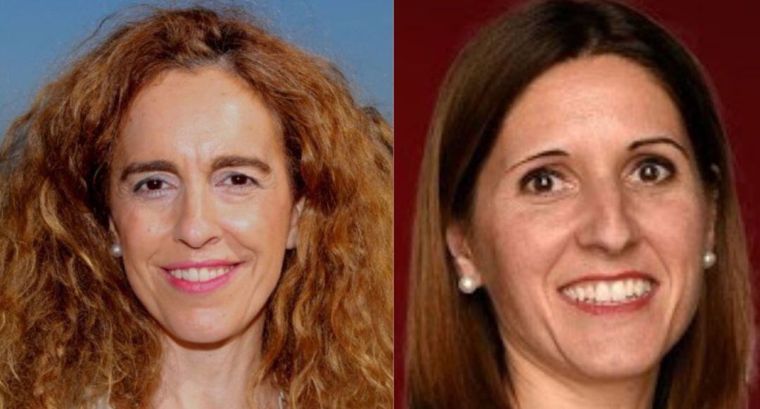 Ibone Bengoetxea (i) y Elena Unzueta (d) 