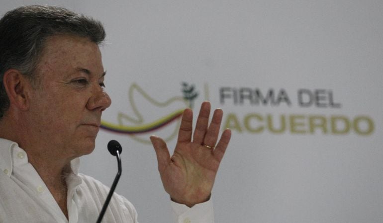 El presidente de Colombia, Juan Manuel Santos.