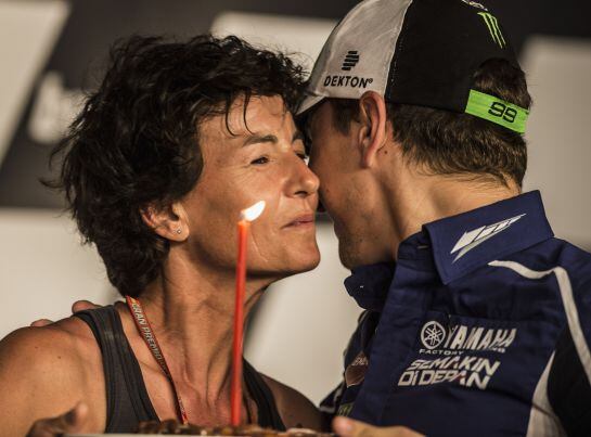 María Guerrero, la madre de Jorge Lorenzo.