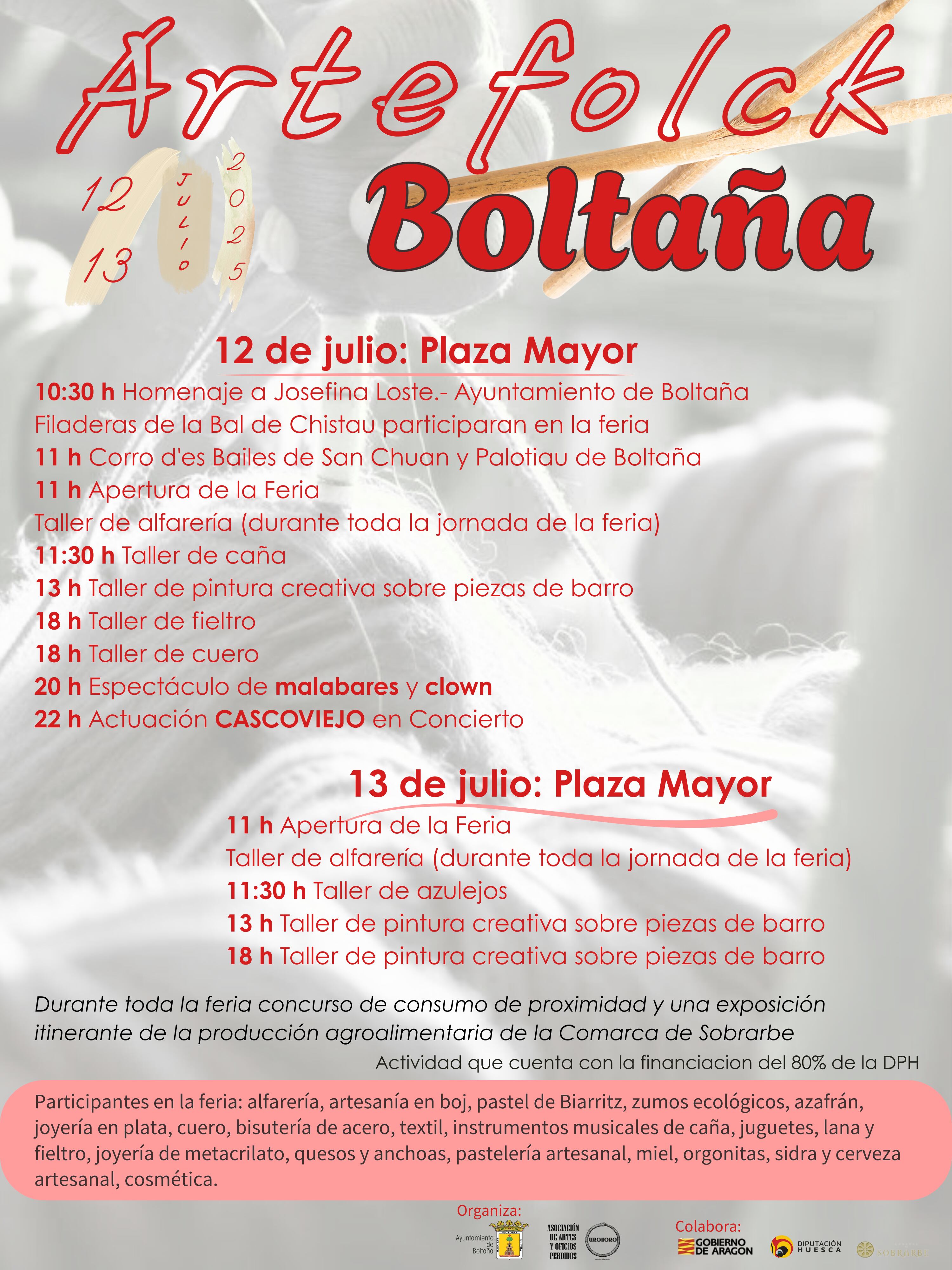 Cartel de la programación de Artefolck