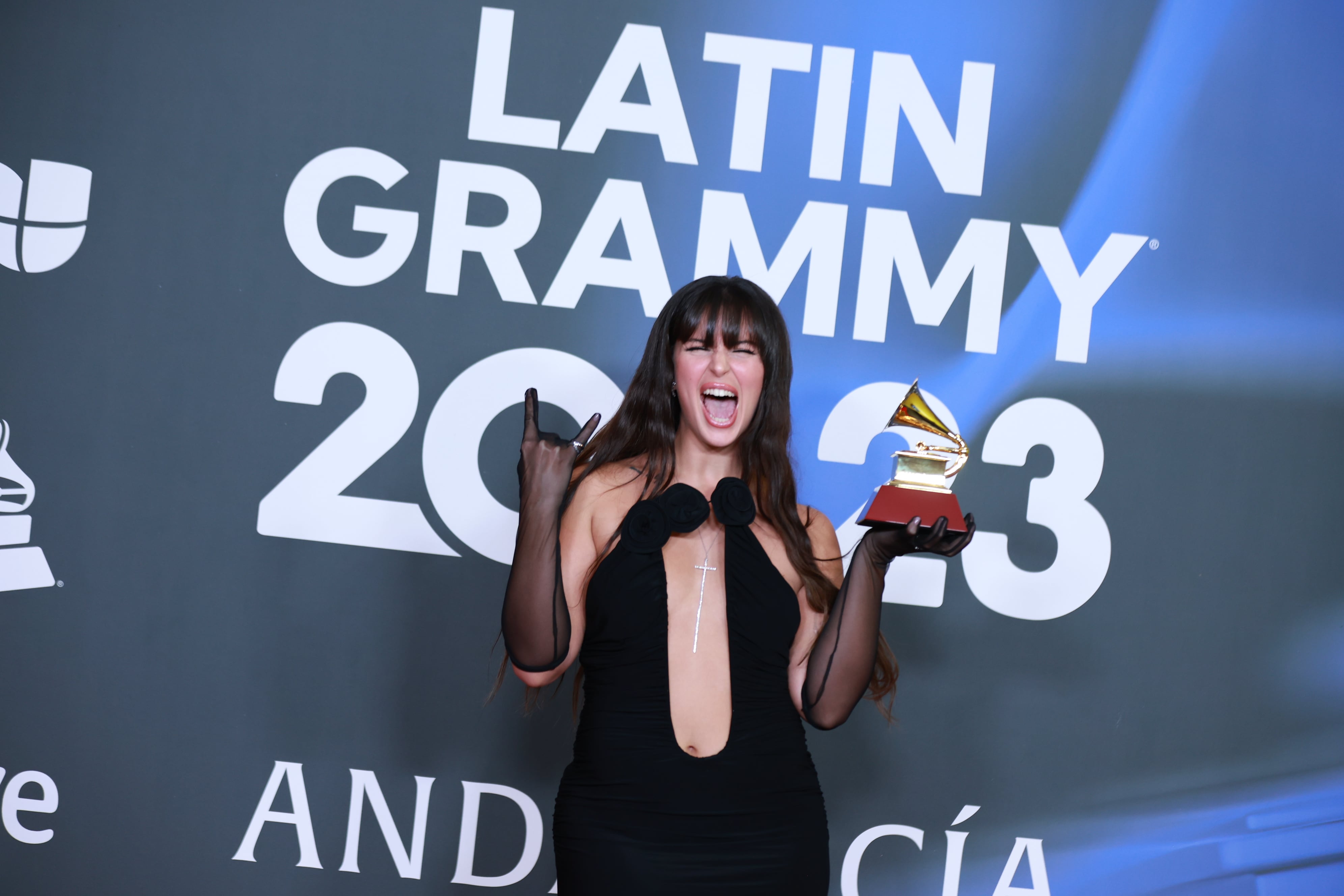 Nathy Peluso en los Premios Grammy Latinos. (Photo by Patricia J. Garcinuno/WireImage)