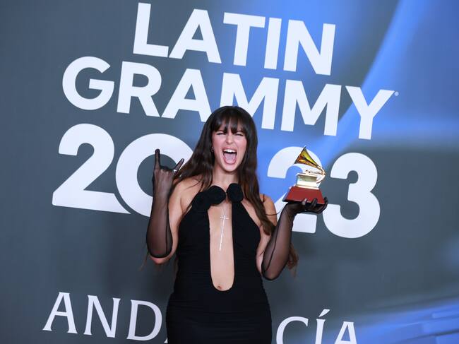 Nathy Peluso en los Premios Grammy Latinos. (Photo by Patricia J. Garcinuno/WireImage)