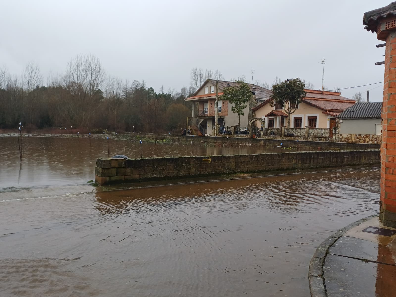 Zonas afectadas por el desembalse de Villameca en León