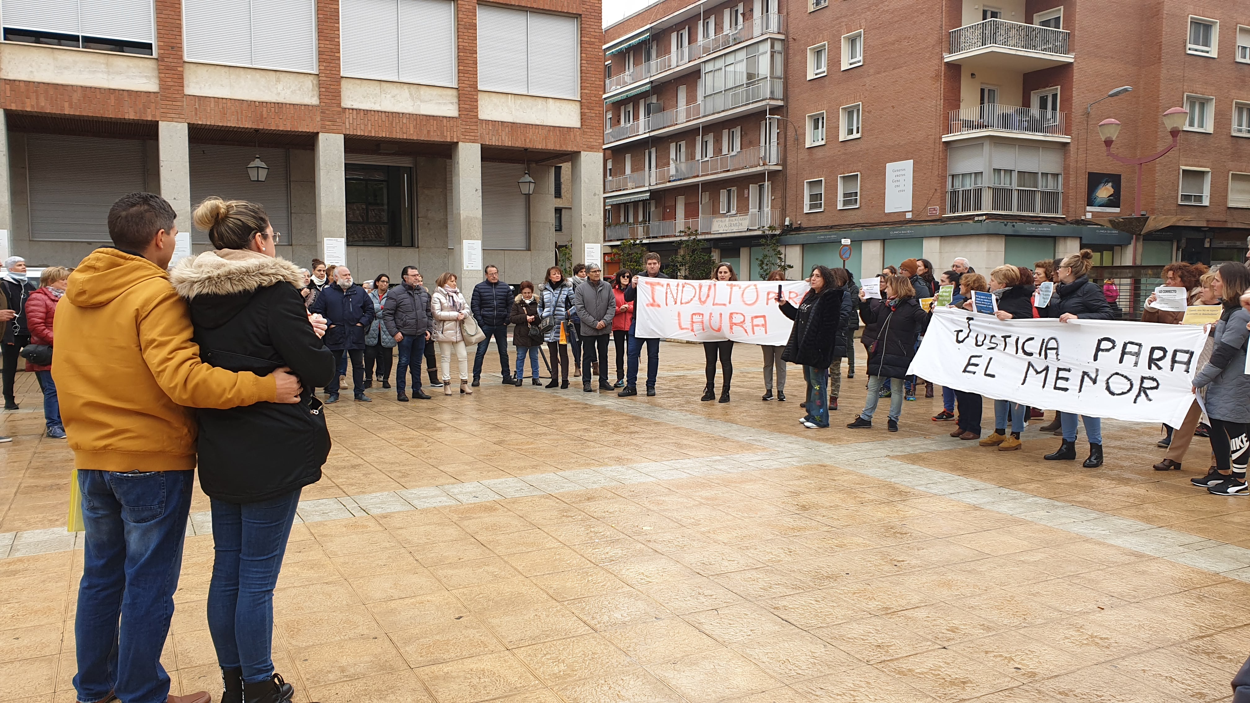 Imagen de archivo de otra de las concentraciones celebradas pidiendo el indulto de Laura Molinilla