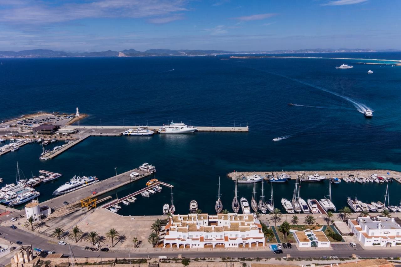 Imagen del puerto de Formentera