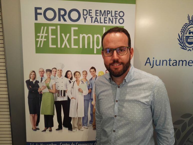 El concejal de Promoción Económica, Héctor Díez