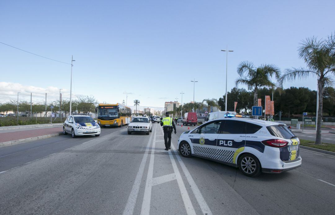 Controles especiales en Gandia por la Semana Santa