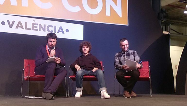 Gaten Matarazzo, protagonista de Stranger Things, en la Comic Con deValencia