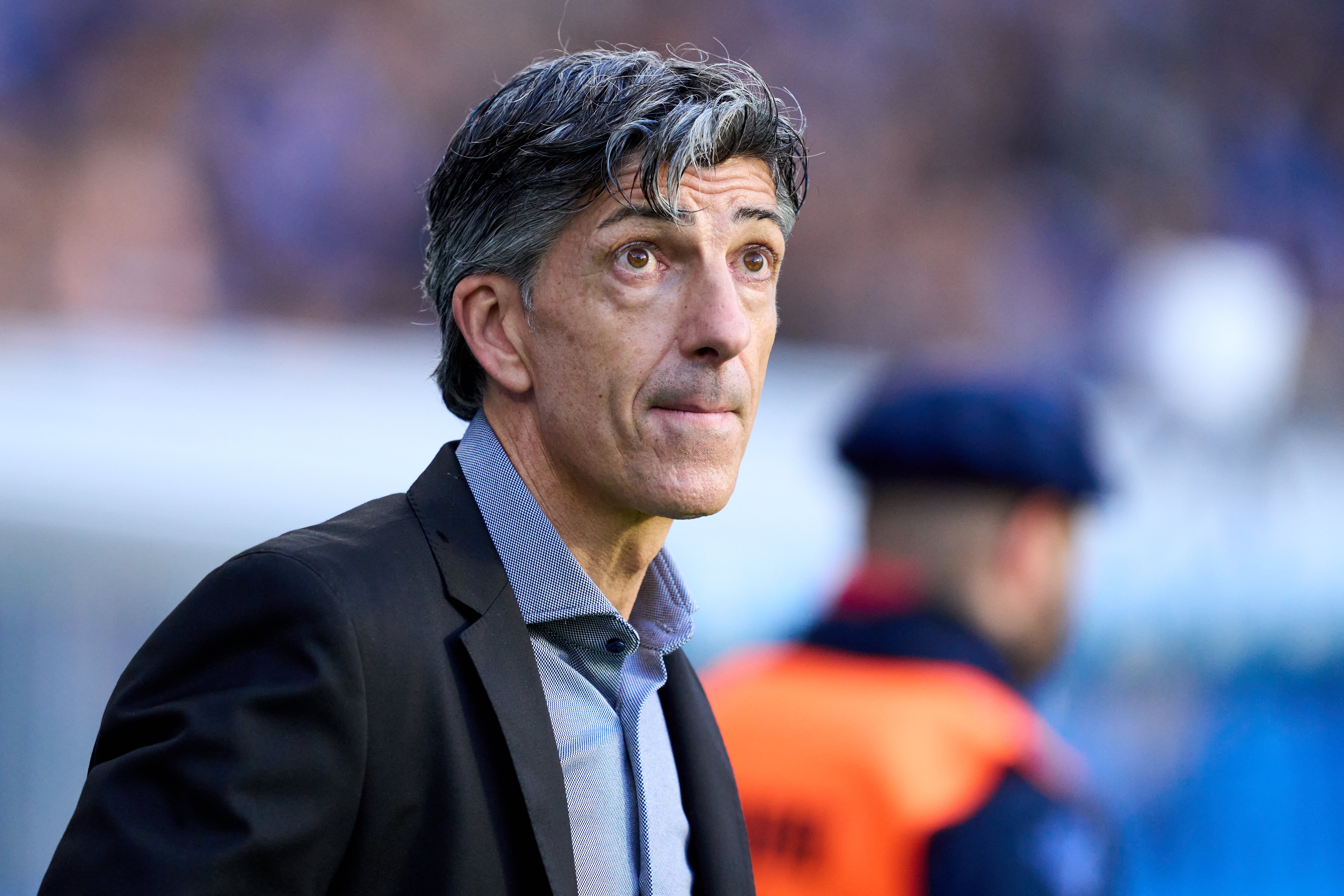 Imanol Alguacil en el encuetro de LaLiga EA Sports entre la Real Sociedad y el Real Betis. (Photo by Juan Manuel Serrano Arce/Getty Images)