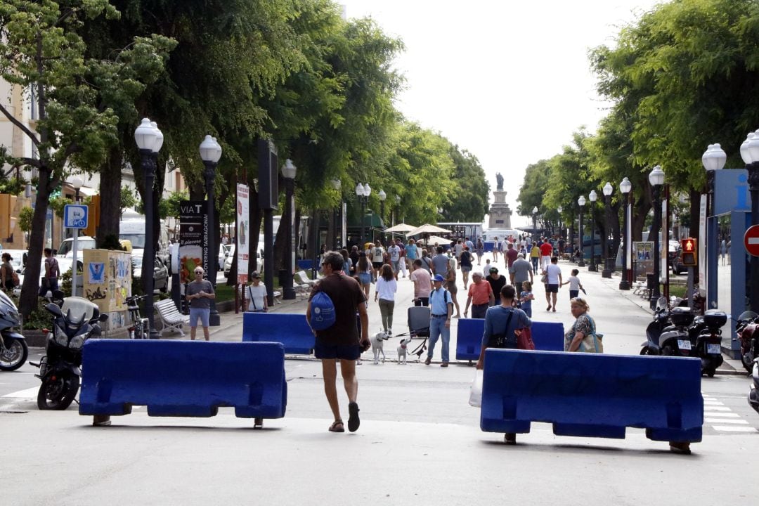 La Rambla de Tarragona és un dels punts predeterminats en els que es pot tocar.