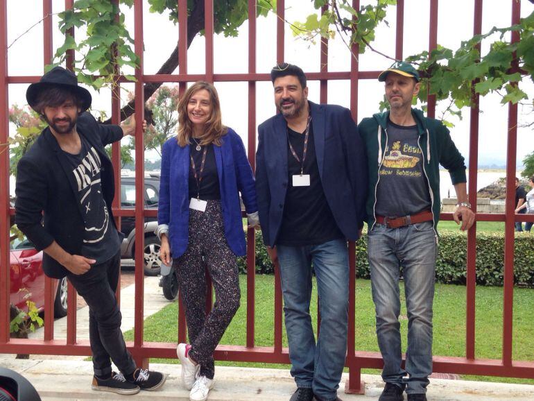 David Otero, Eva Cebrián, Tony Aguilar y Alejo Stivels.