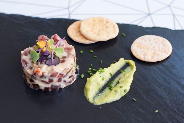 Tartar de lomo de presa ibérica