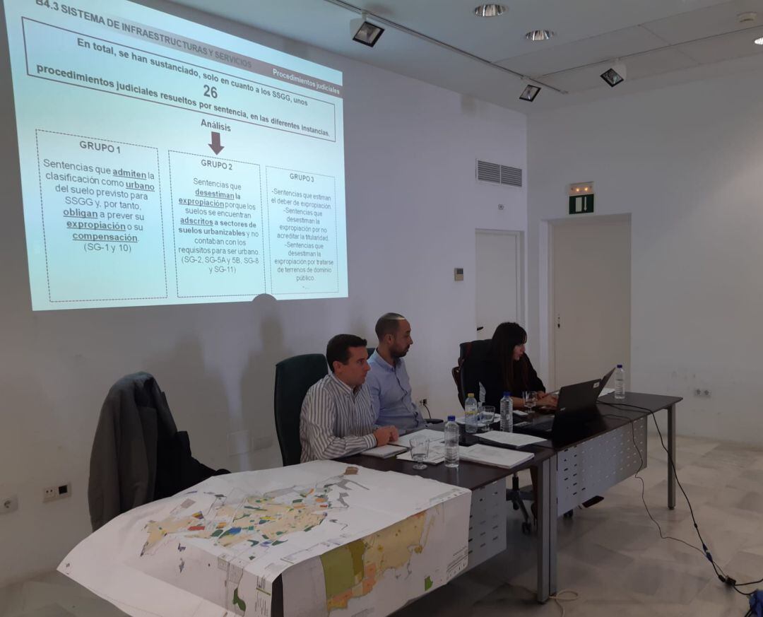 Presentación en noviembre, por parte de Gesplan, del Plan Supletorio de Arrecife al nuevo grupo de Gobierno de la capital de Lanzarote.