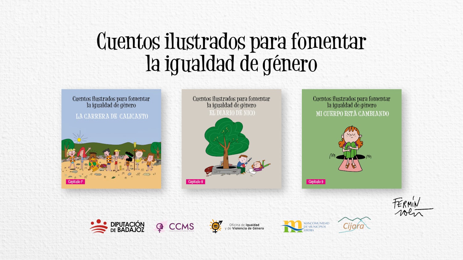 Presentan nuevos cuentos ilustrados para fomentar la igualdad de género en la infancia