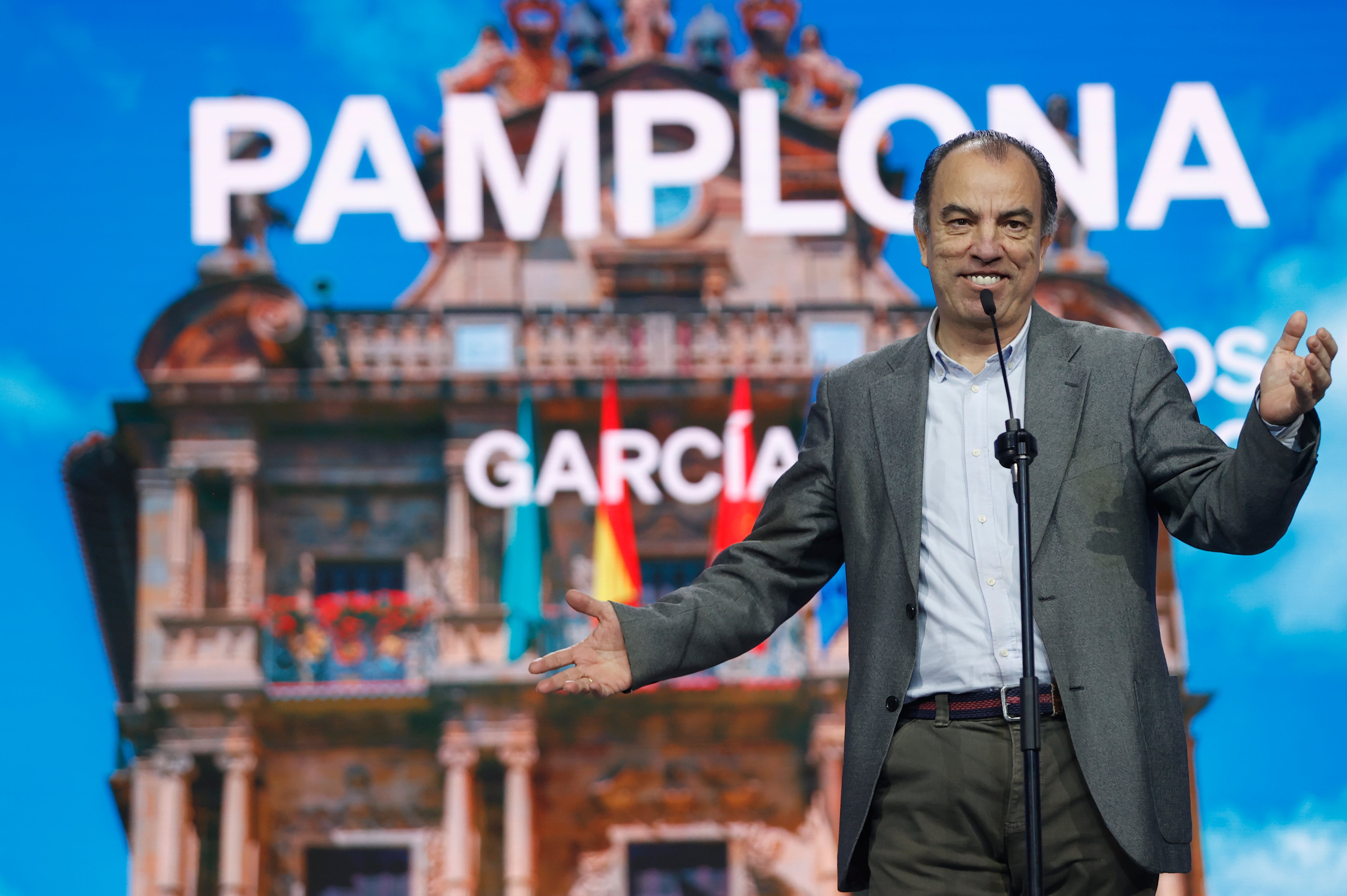  El candidato popular a la alcaldía de Pamplona, Carlos García Adanero