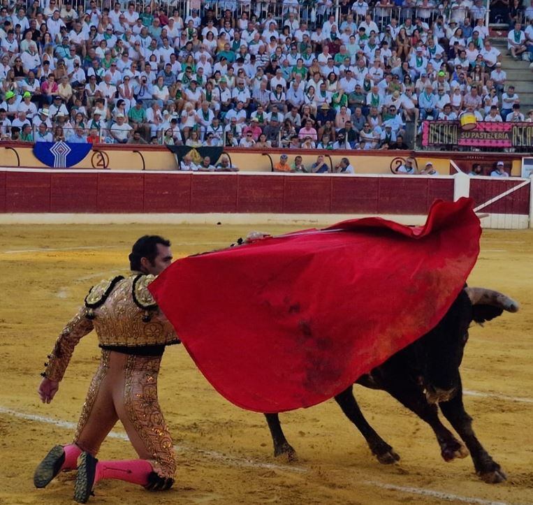 El Fandi consiguió animar algo a los tendidos en la plaza de toros de Huesca