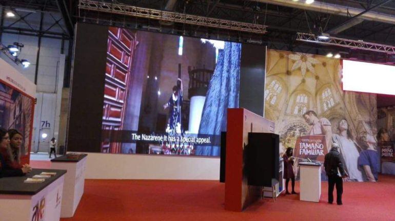 Espacio de FITUR en el que se promociona Medina del Campo